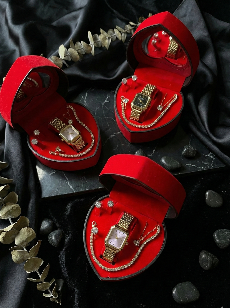 trio coffret bijoux femme